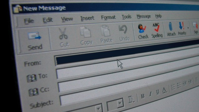 Writing email in outlook